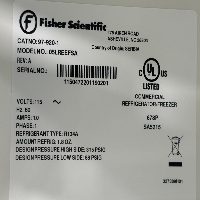 Fisher Scientific Undercounter Refrigerator image 3